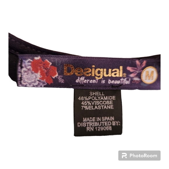 Desigual Little Black Dress - Size M - Picture 4 of 5